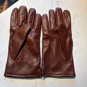 J.Crew leather gloves.